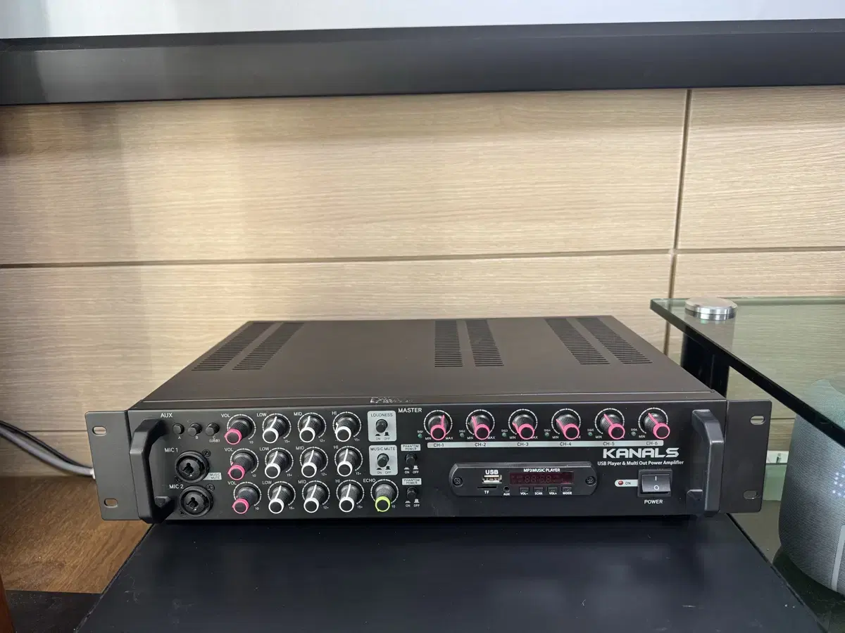 카날스 EMA600N 6채널(600W) 블루투스 파워앰프 / 믹서